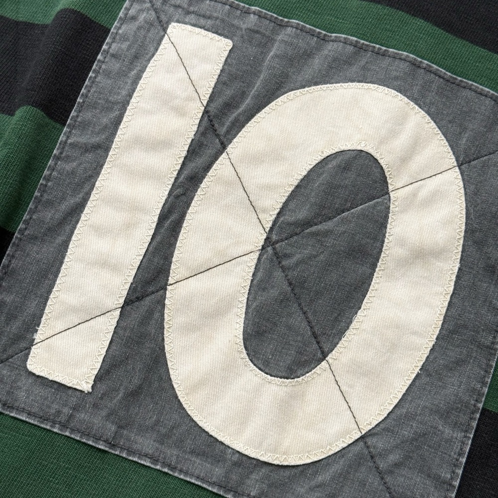Polo by Ralph Lauren Green & Black Striped Rugby Polo - Picture 8 of 9